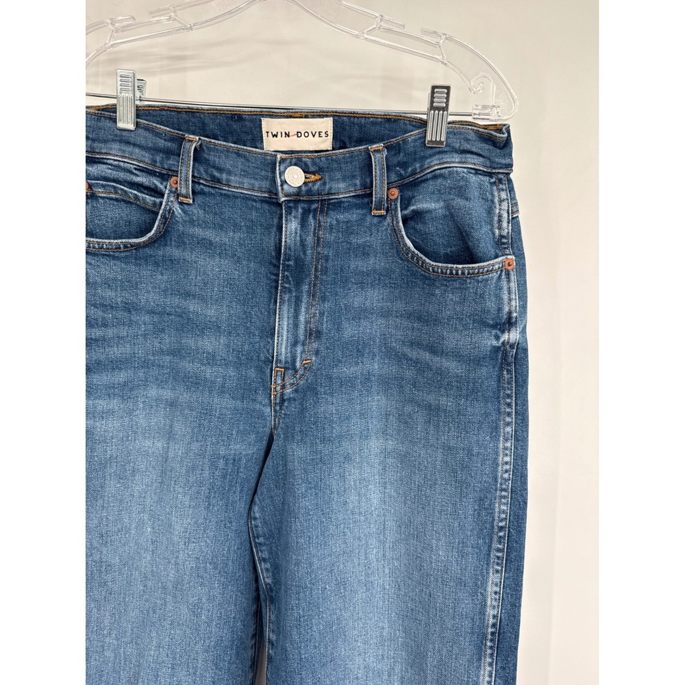 Emerson Fry Twin Doves Thrifter Gem Ankle Jeans Blue Denim NWT 29 - Picture 2 of 9